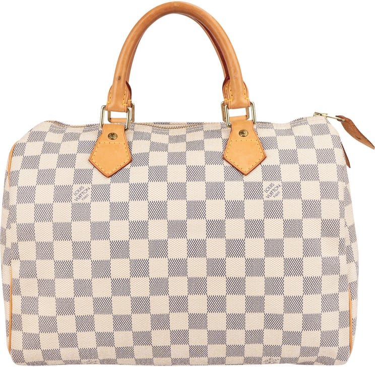 Louis Vuitton Louis Vuitton Monogram Damier Azur Speedy 30 Handbag