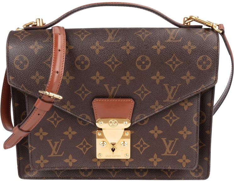 Louis Vuitton Louis Vuitton Monogram Canvas Monceau Handbag