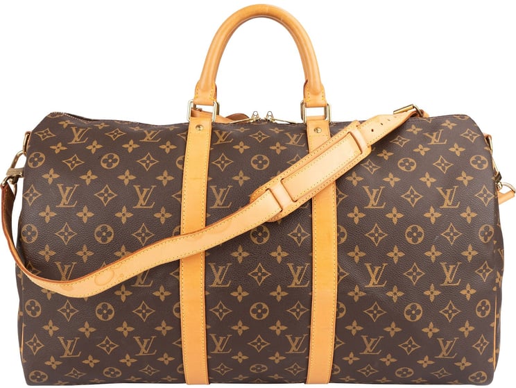 Louis Vuitton Louis Vuitton Monogram Canvas Keepall 50 Bandoulière Travel Bag