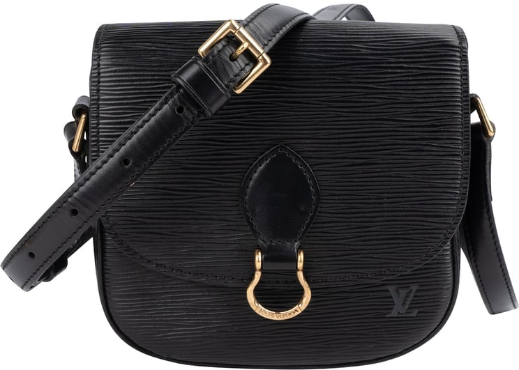 Louis Vuitton Louis Vuitton Noir Epi Leather Saint Cloud PM Crossbody Bag