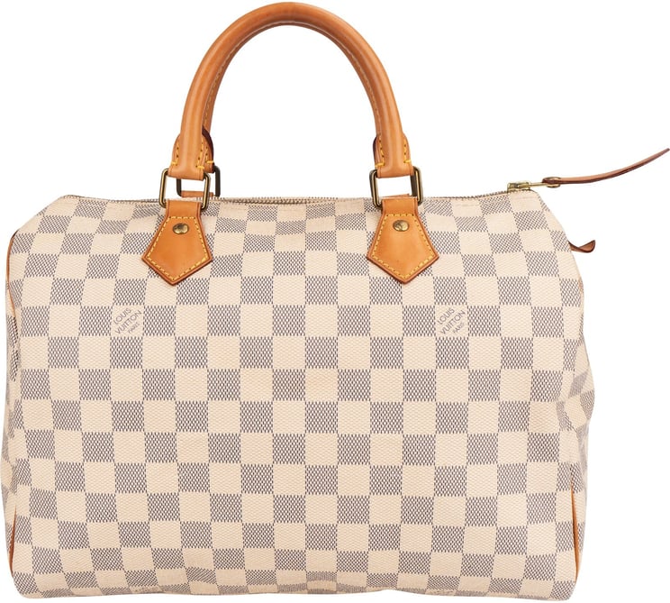 Louis Vuitton Louis Vuitton Monogram Damier Azur Speedy 30 Handbag