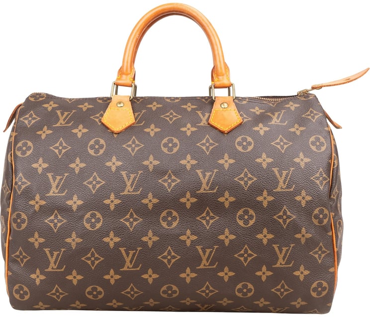 Louis Vuitton Louis Vuitton Monogram Canvas Speedy 35 Handbag