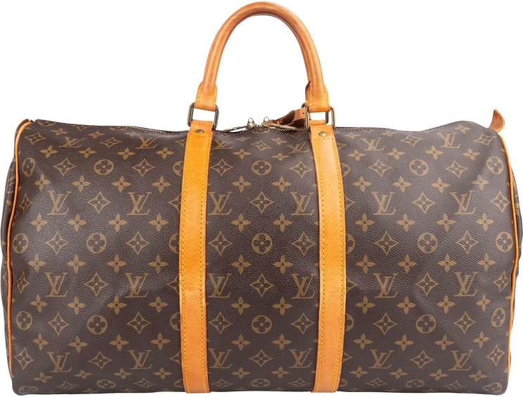 Louis Vuitton Louis Vuitton Monogram Canvas Keepall 50 Travel Bag