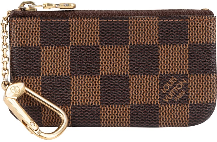 Louis Vuitton Louis Vuitton Monogram Damier Ebene Canvas Key Pouch Pochette Cles