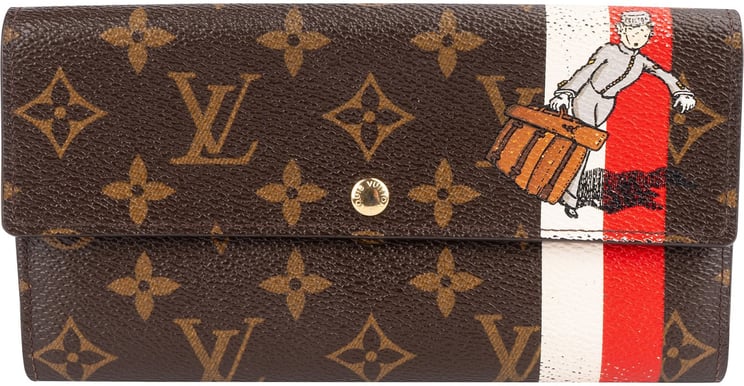 Louis Vuitton Louis Vuitton Limited Monogram Illustre Groom Sarah Wallet
