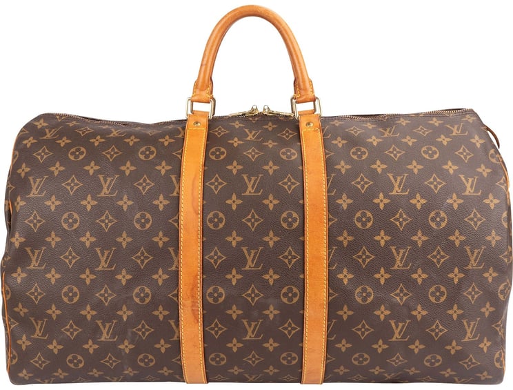 Louis Vuitton Louis Vuitton Monogram Canvas Keepall 55 Travel Bag