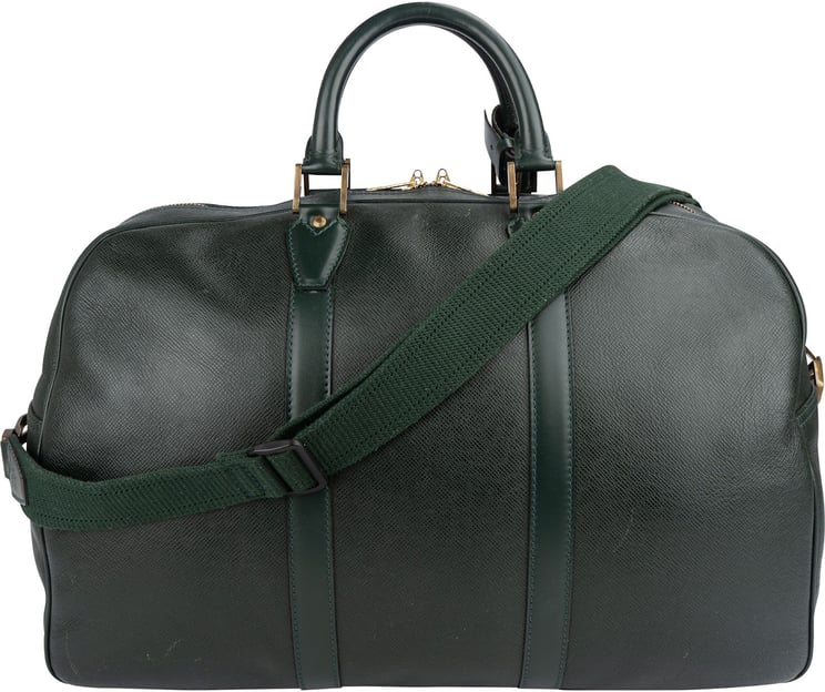 Louis Vuitton Louis Vuitton Green Taiga Leather Kendall 45 Bandoulière Travel Bag
