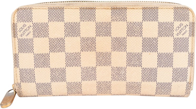 Louis Vuitton Louis Vuitton Monogram Damier Azur Canvas Zippy Wallet