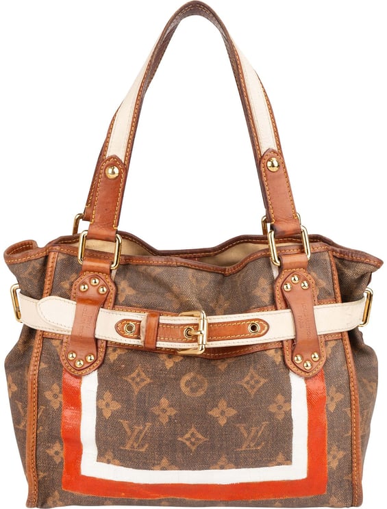 Louis Vuitton Louis Vuitton Limited Monogram Tussue Rayures Handbag