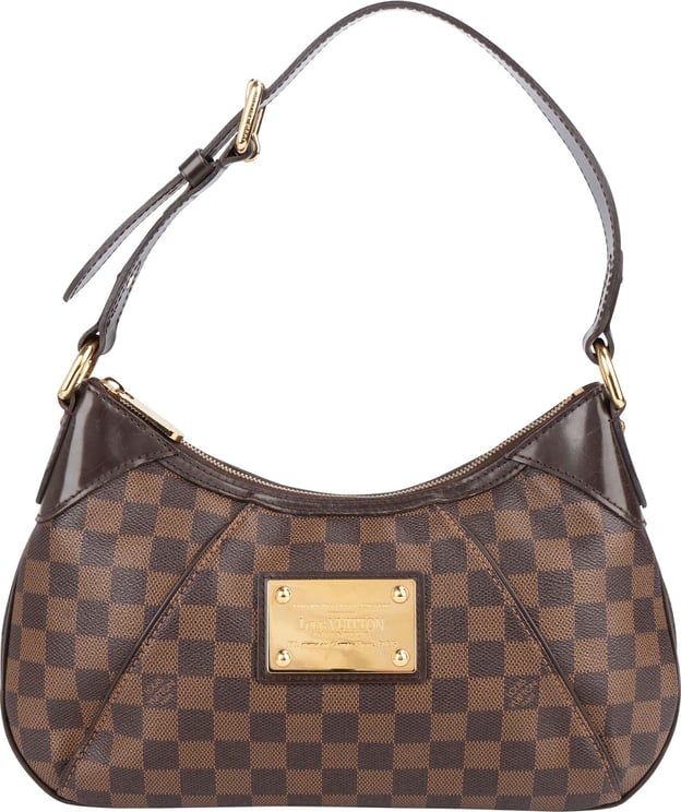 Louis Vuitton Louis Vuitton Damier Ebene Monogram Thames PM Shoulder Bag