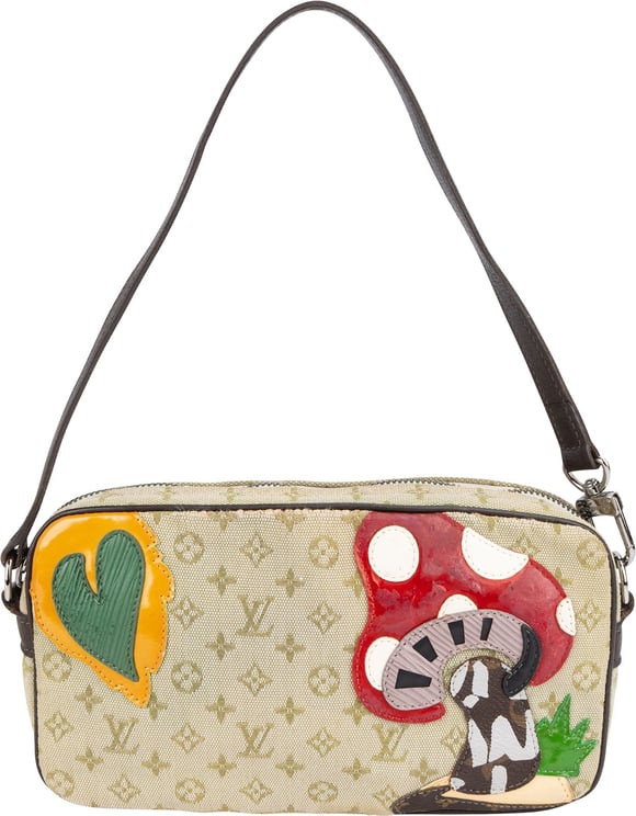 Louis Vuitton Louis Vuitton Monogram Mini Lin Conte de Fées Mushroom Pochette Accessoire Handbag