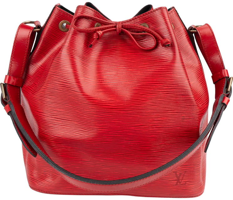 Louis Vuitton Louis Vuitton Red Epi Leather Sac Noé Petit Shoulder Bag