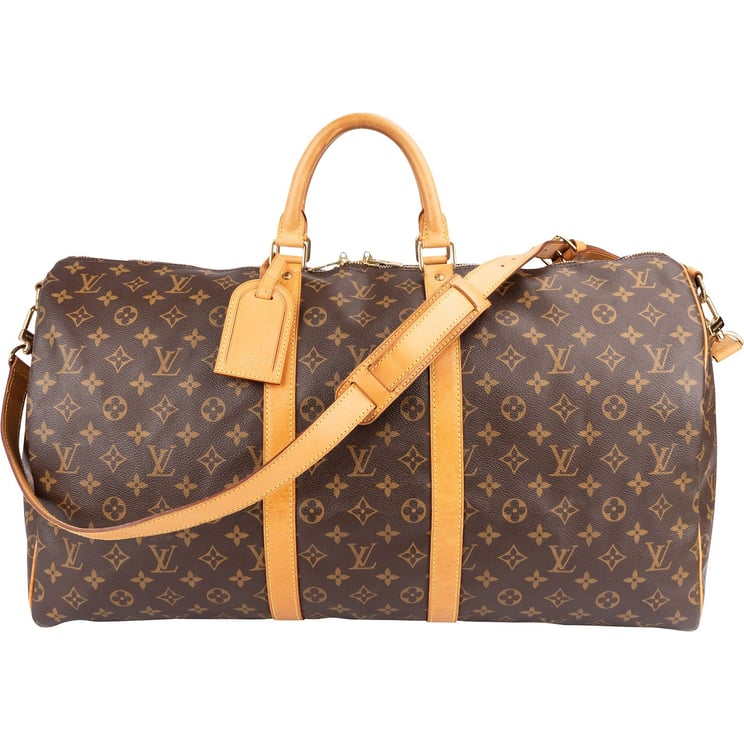 Louis Vuitton Louis Vuitton Monogram Canvas Keepall 55 Bandoulière Travel Bag