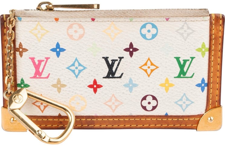 Louis Vuitton Louis Vuitton Monogram Murakami Multicolor Pochette Cles Key Pouch