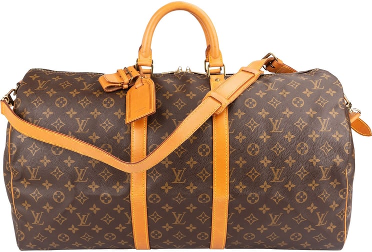 Louis Vuitton Louis Vuitton Monogram Canvas Keepall 55 Bandoulière Travel Bag