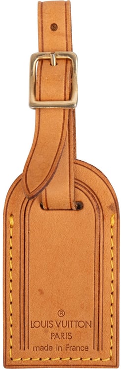 Louis Vuitton Louis Vuitton Vachetta Leather Luggage Tag