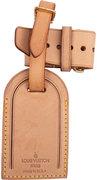 Louis Vuitton Louis Vuitton Vachetta Leather Luggage Tag Set
