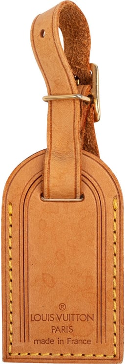 Louis Vuitton Louis Vuitton Vachetta Leather Luggage Tag