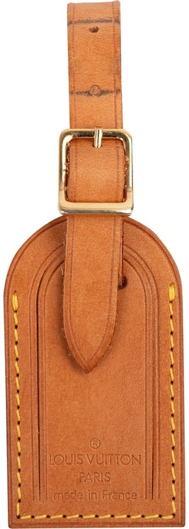 Louis Vuitton Louis Vuitton Vachetta Leather Luggage Tag