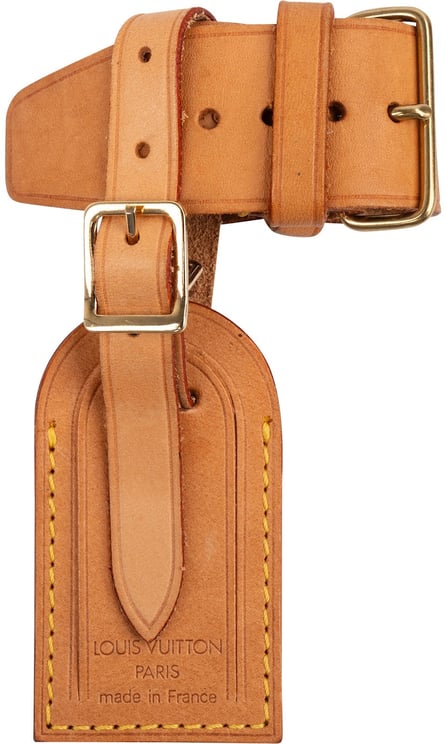 Louis Vuitton Louis Vuitton Vachetta Leather Luggage Tag Set