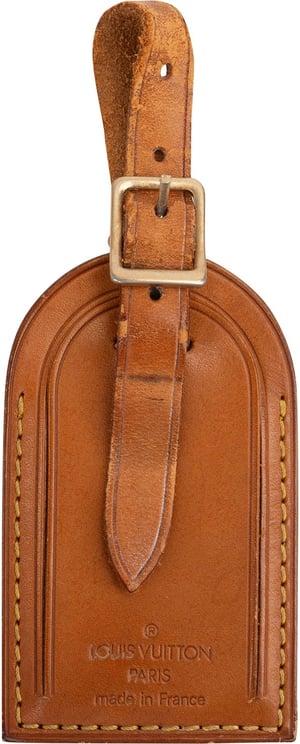 Louis Vuitton Louis Vuitton Vachetta Leather Luggage Tag