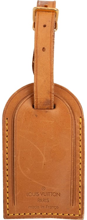 Louis Vuitton Louis Vuitton Vachetta Leather Luggage Tag