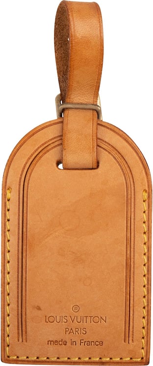 Louis Vuitton Louis Vuitton Vachetta Leather Luggage Tag (A.)
