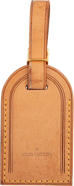 Louis Vuitton Louis Vuitton Vachetta Leather Luggage Tag