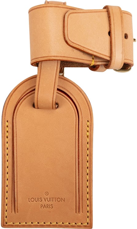 Louis Vuitton Louis Vuitton Vachetta Leather Luggage Tag Set (K.K)