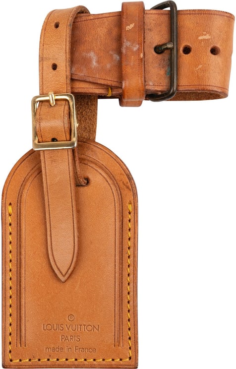 Louis Vuitton Louis Vuitton Vachetta Leather Luggage Tag Set