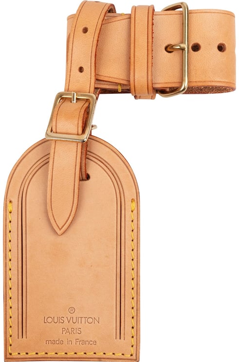 Louis Vuitton Louis Vuitton Vachetta Leather Luggage Tag Set