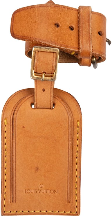 Louis Vuitton Louis Vuitton Vachetta Leather Luggage Tag Set