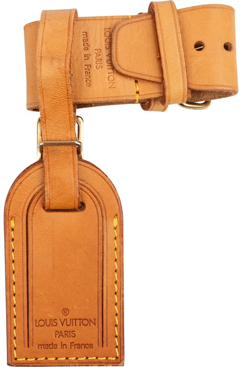 Louis Vuitton Louis Vuitton Vachetta Leather Luggage Tag Set