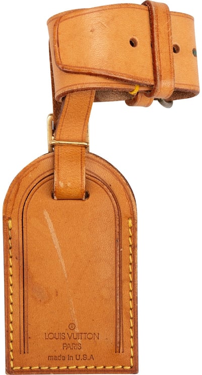 Louis Vuitton Louis Vuitton Vachetta Leather Luggage Tag Set