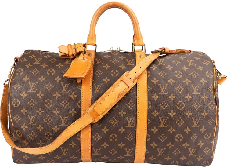 Louis Vuitton Louis Vuitton Monogram Canvas Keepall 50 Bandoulière Travel Bag