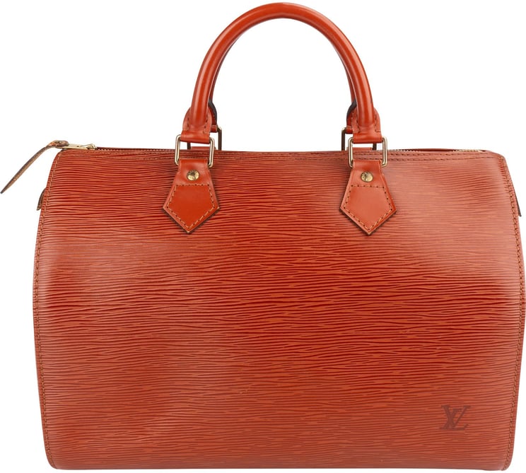 Louis Vuitton Louis Vuitton Cognac Epi Leather Speedy 30 Handbag
