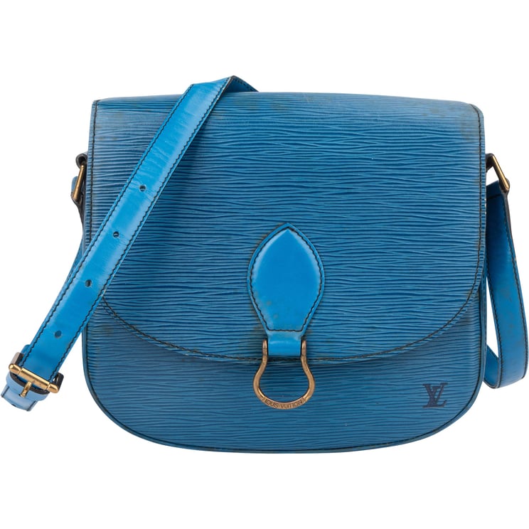 Louis Vuitton Louis Vuitton Bleu Epi Leather Saint Cloud GM Crossbody Bag