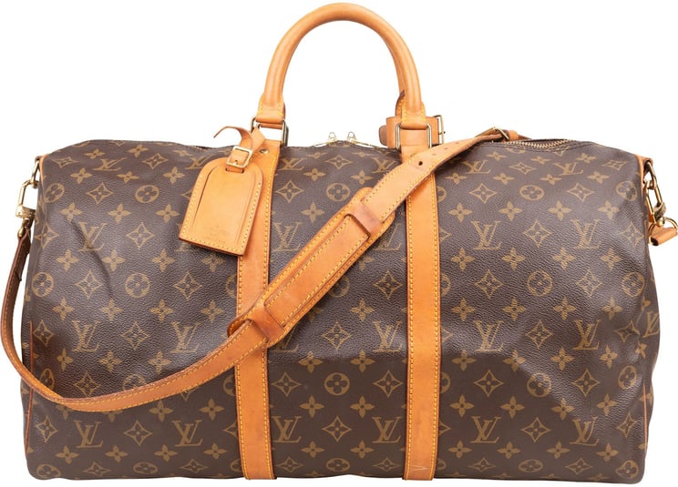 Louis Vuitton Louis Vuitton Monogram Canvas Keepall 50 Bandoulière Travel Bag