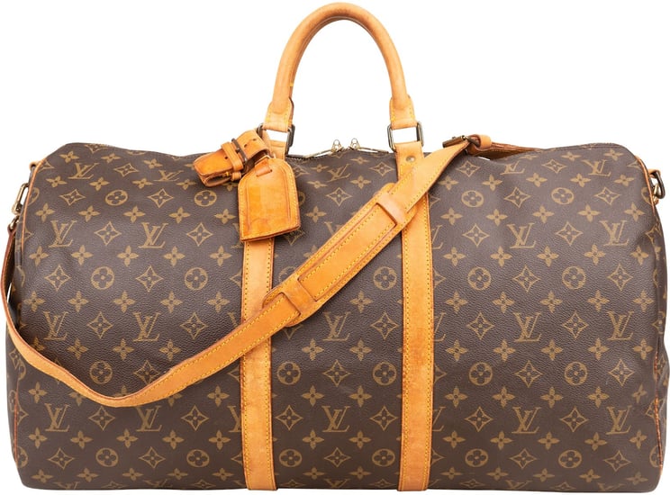 Louis Vuitton Louis Vuitton Monogram Canvas Keepall 55 Bandoulière Travel Bag
