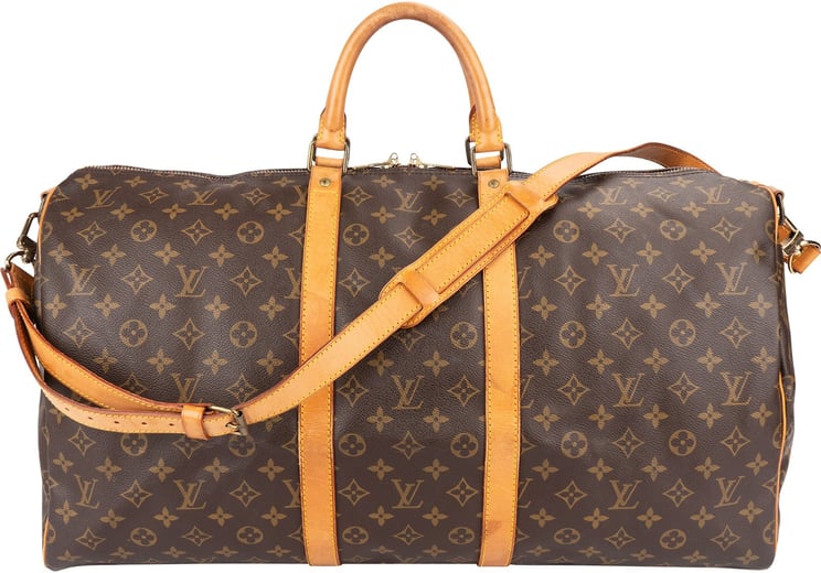 Louis Vuitton Louis Vuitton Monogram Canvas Keepall 55 Bandoulière Travel Bag