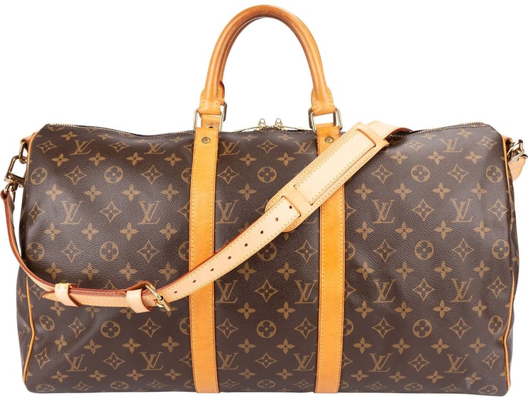 Louis Vuitton Louis Vuitton Monogram Canvas Keepall 50 Bandoulière Travel Bag