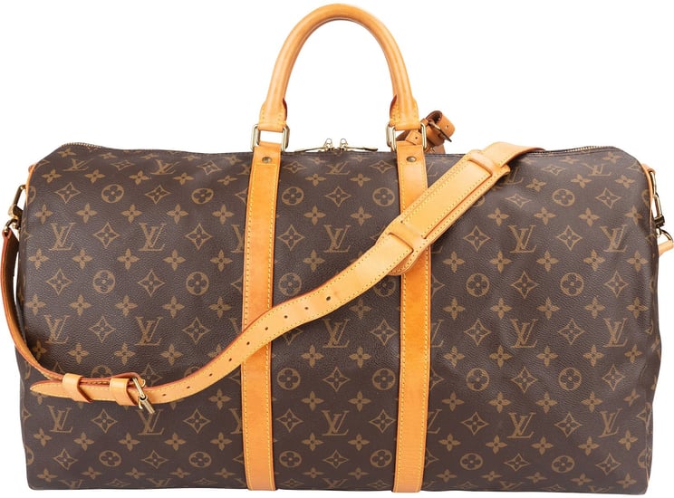 Louis Vuitton Louis Vuitton Monogram Canvas Keepall 55 Bandoulière Travel Bag