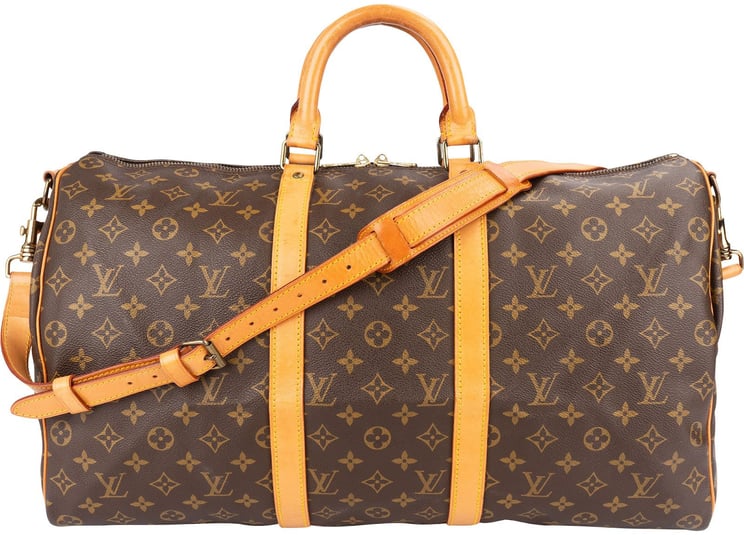 Louis Vuitton Louis Vuitton Monogram Canvas Keepall 50 Bandoulière Travel Bag