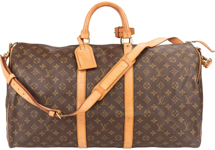 Louis Vuitton Louis Vuitton Monogram Canvas Keepall 55 Bandoulière Travel Bag