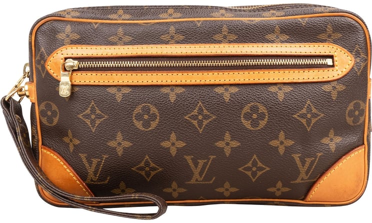 Louis Vuitton Louis Vuitton Canvas Monogram Marly Dragonne Clutch
