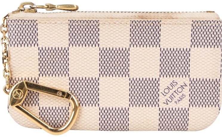 Louis Vuitton Louis Vuitton Monogram Damier Azur Canvas Key Pouch