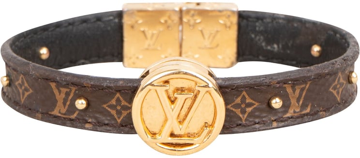 Louis Vuitton Louis Vuitton Monogram Canvas Reversible Circle Mini Bracelet
