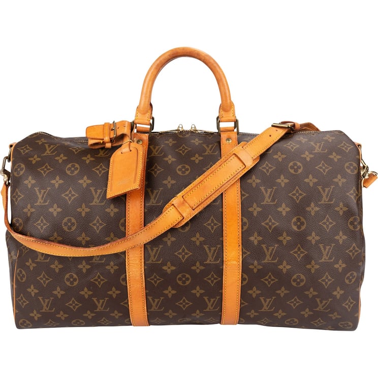 Louis Vuitton Louis Vuitton Monogram Canvas Keepall 50 Bandoulière Travel Bag