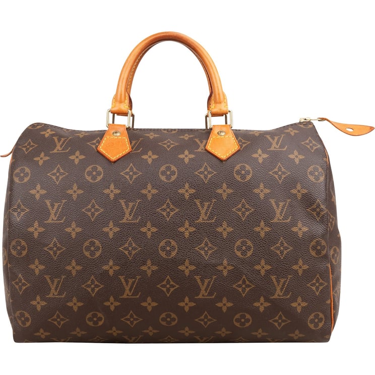 Louis Vuitton Louis Vuitton Monogram Canvas Speedy 35 Handbag