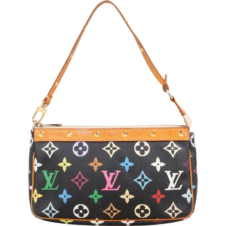 Louis Vuitton Louis Vuitton Monogram Murakami Multicolor Pochette Accessoires Handbag